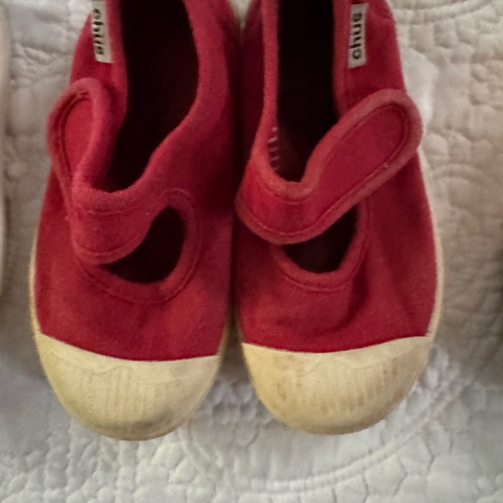 Chus Red Kids Sneakers with White Soles